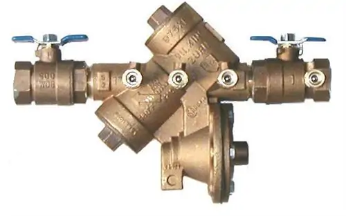 backflow preventer - get them tested annually
