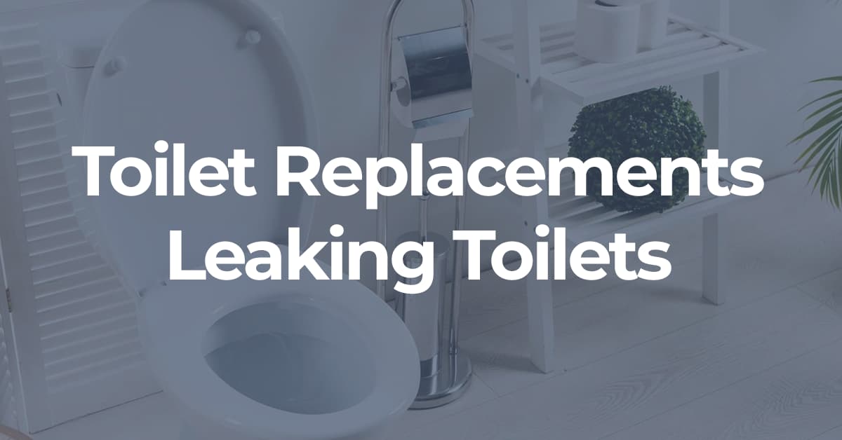 Toilet Replacements   Leaking Toilets 