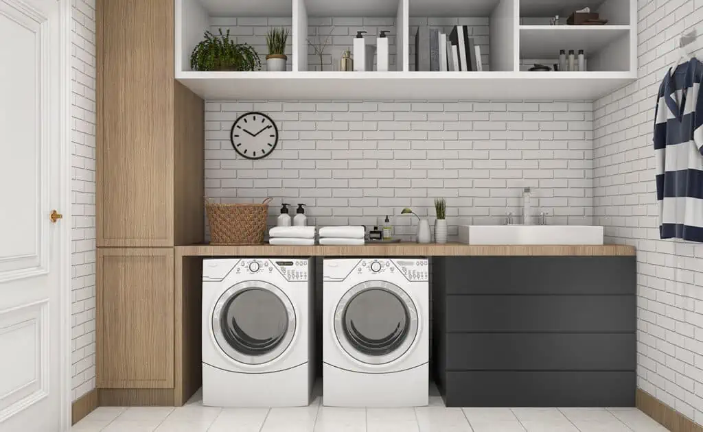 laundry tub installation